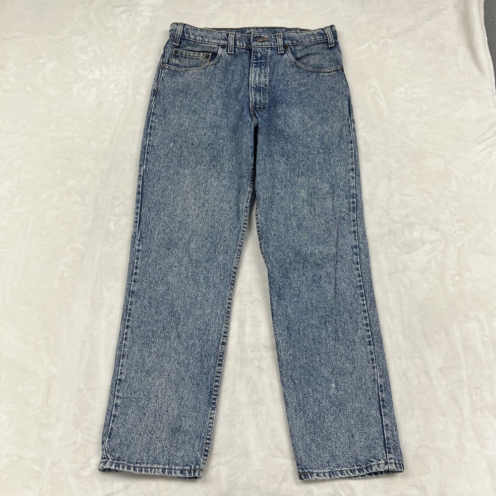 Levi's 540 Straight Leg Jeans Mens 31x30 Blue Acid Wash Vintage Denim